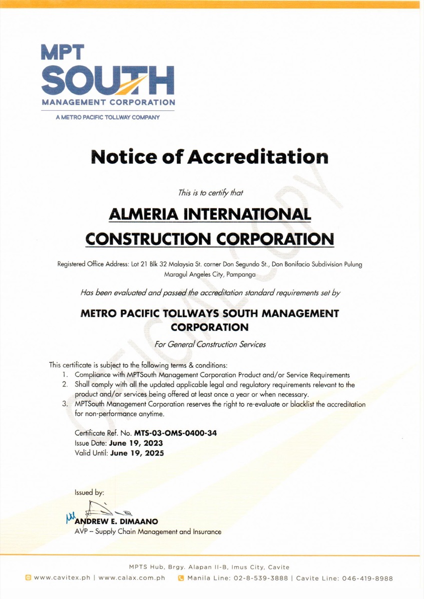 MPT South Accreditation